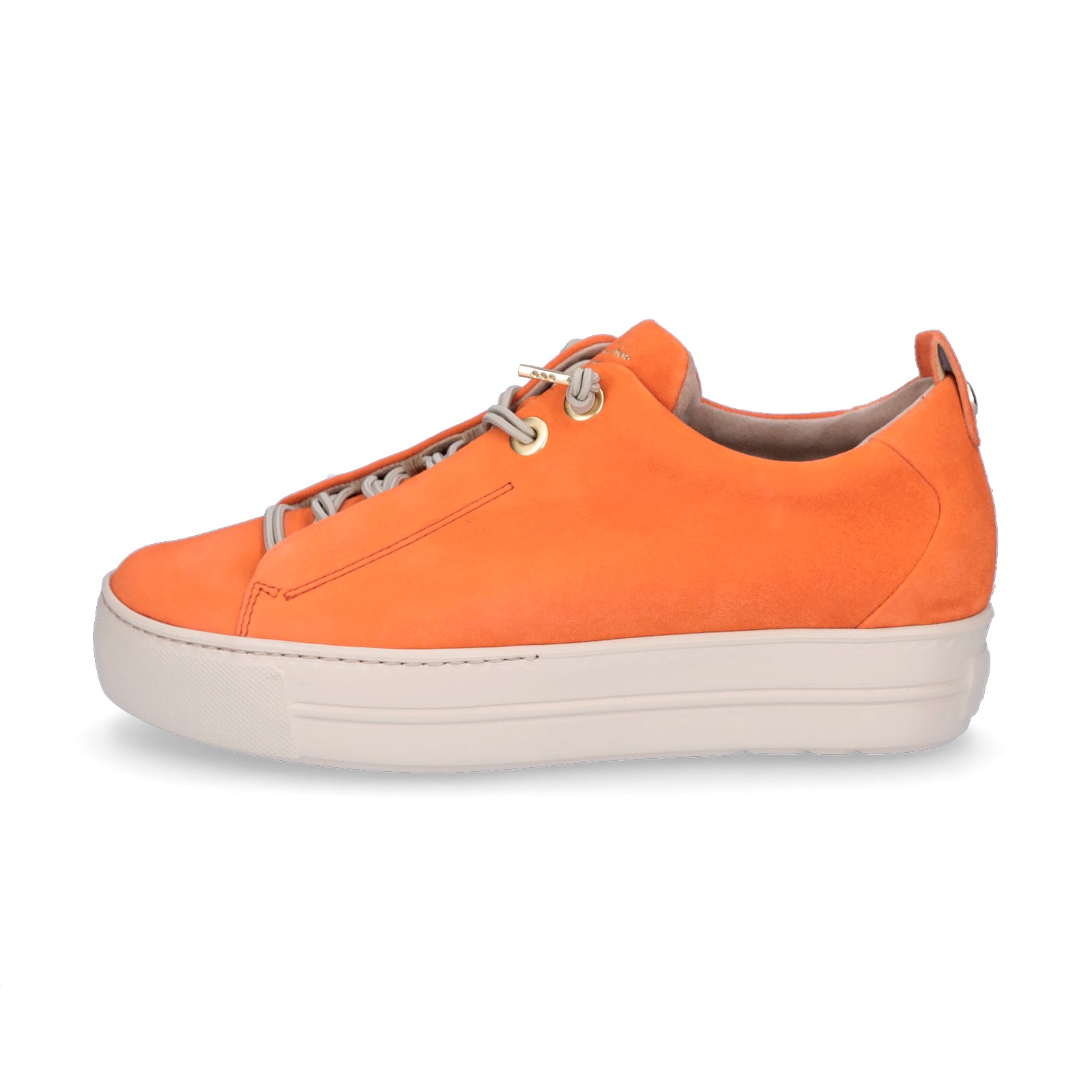 Paul Green women's leather sneakers orange