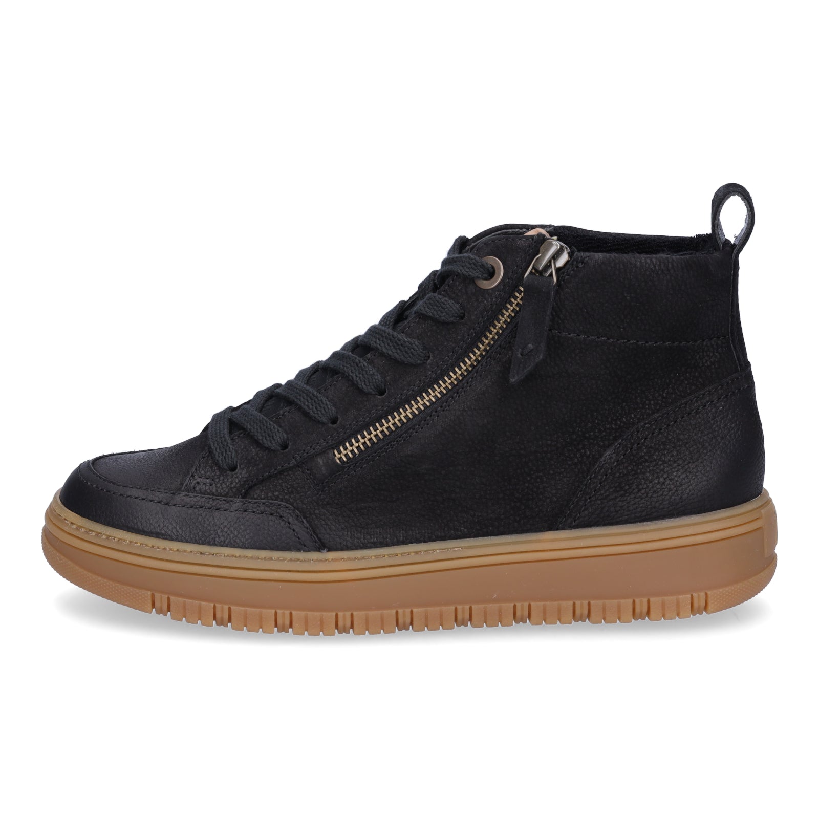 Paul Green Damen High-Top Sneaker schwarz