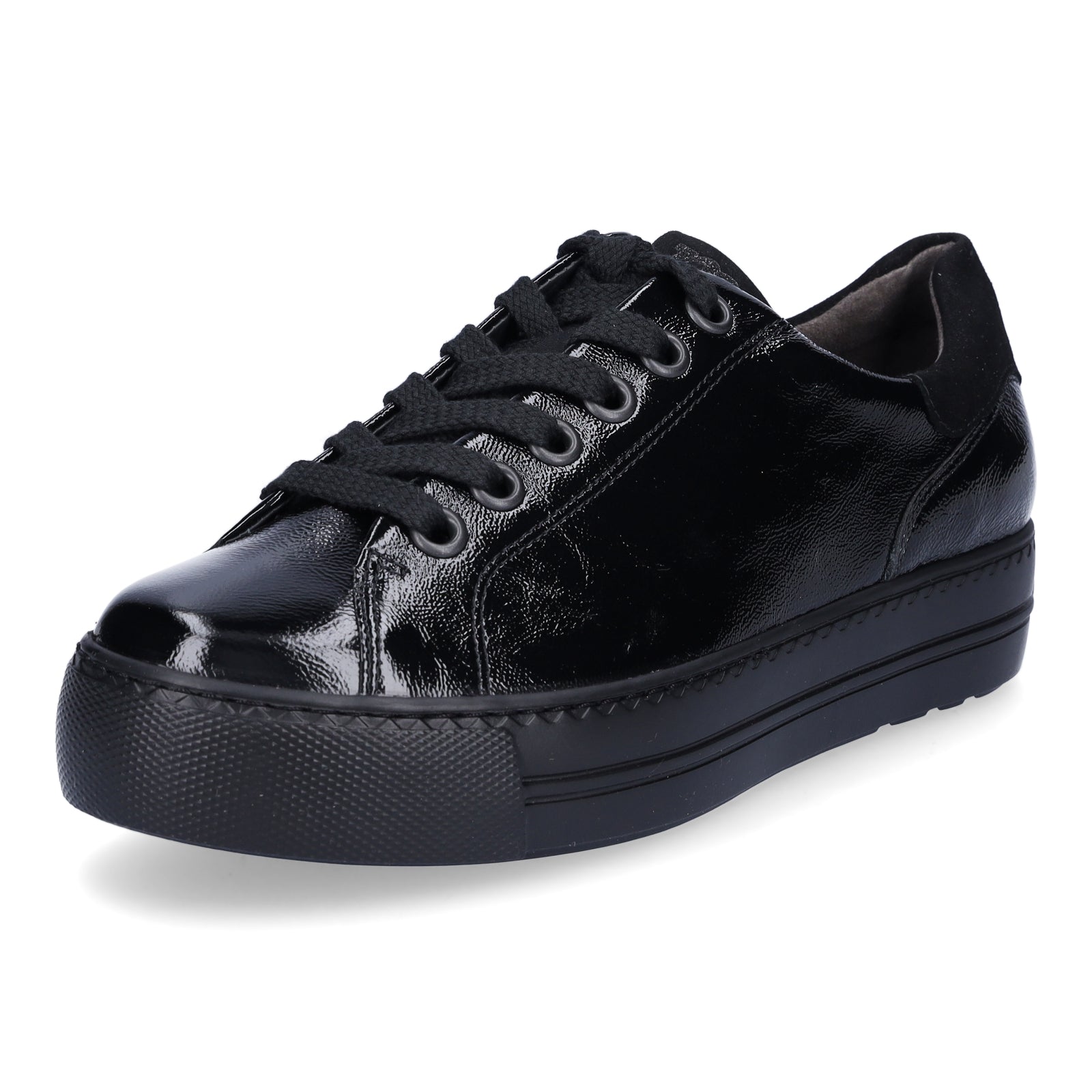 Paul Green women's sneakers black patent