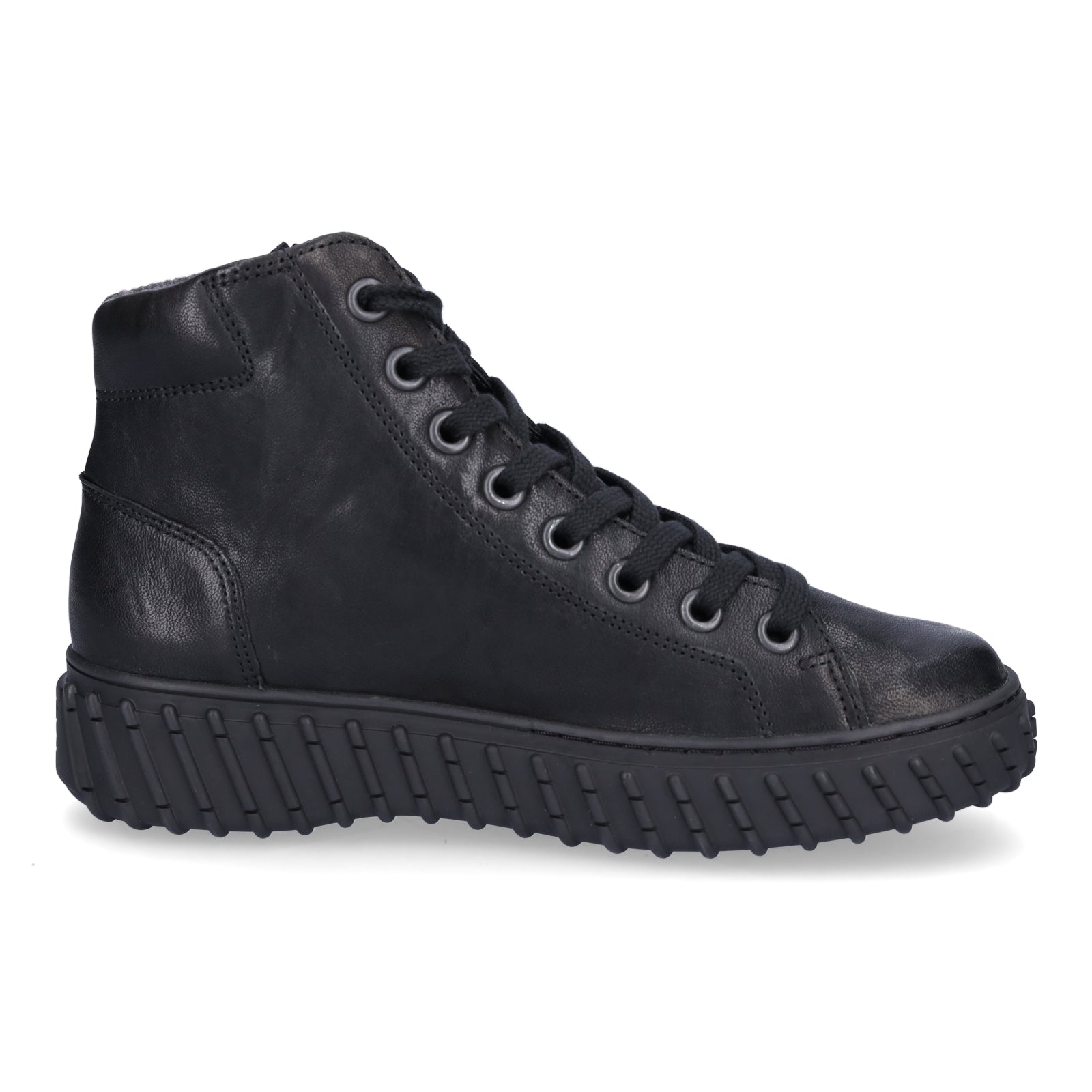 Paul Green Damen High-Top Sneaker schwarz