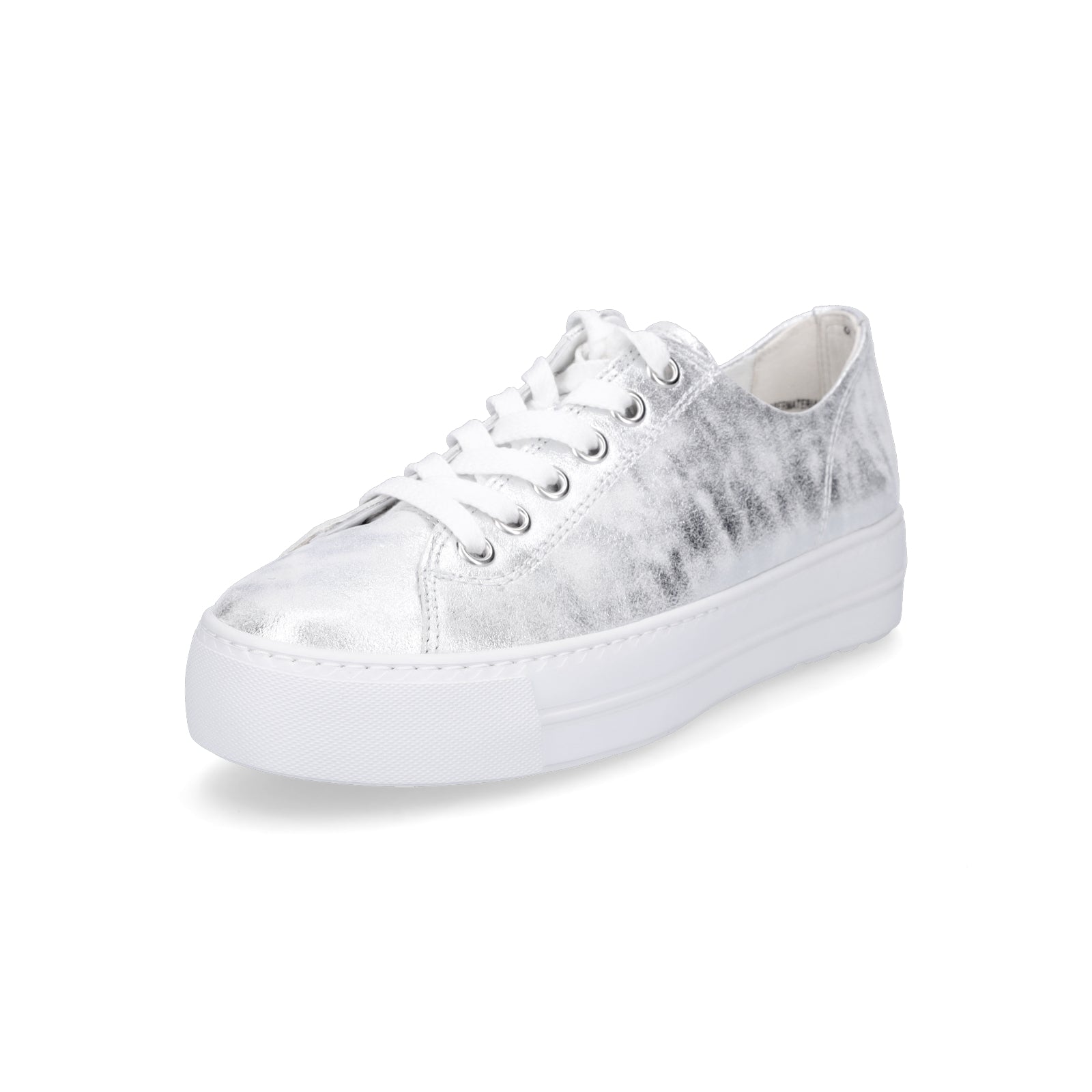 Paul Green women's sneakers silver metallic