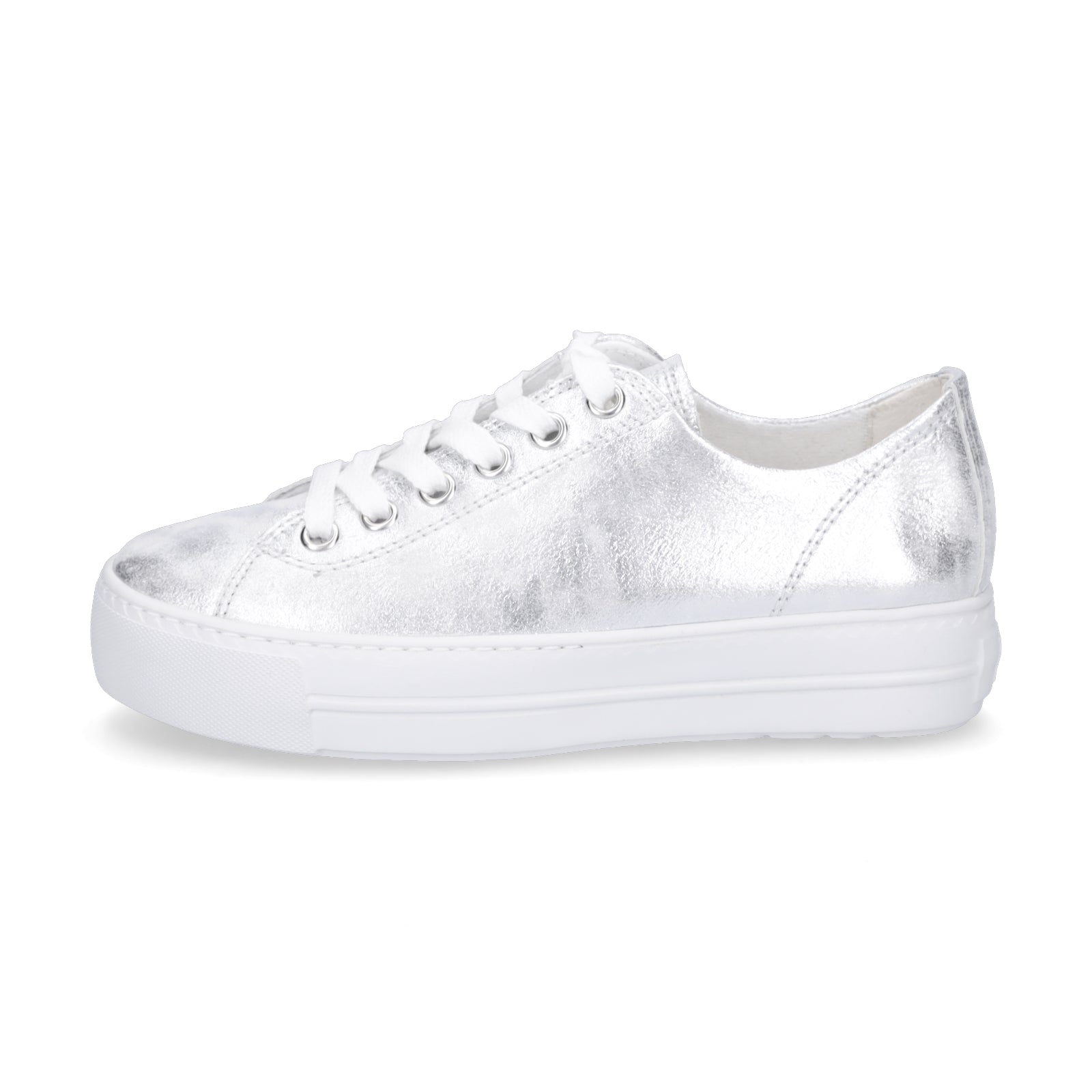 Paul Green women's sneakers silver metallic