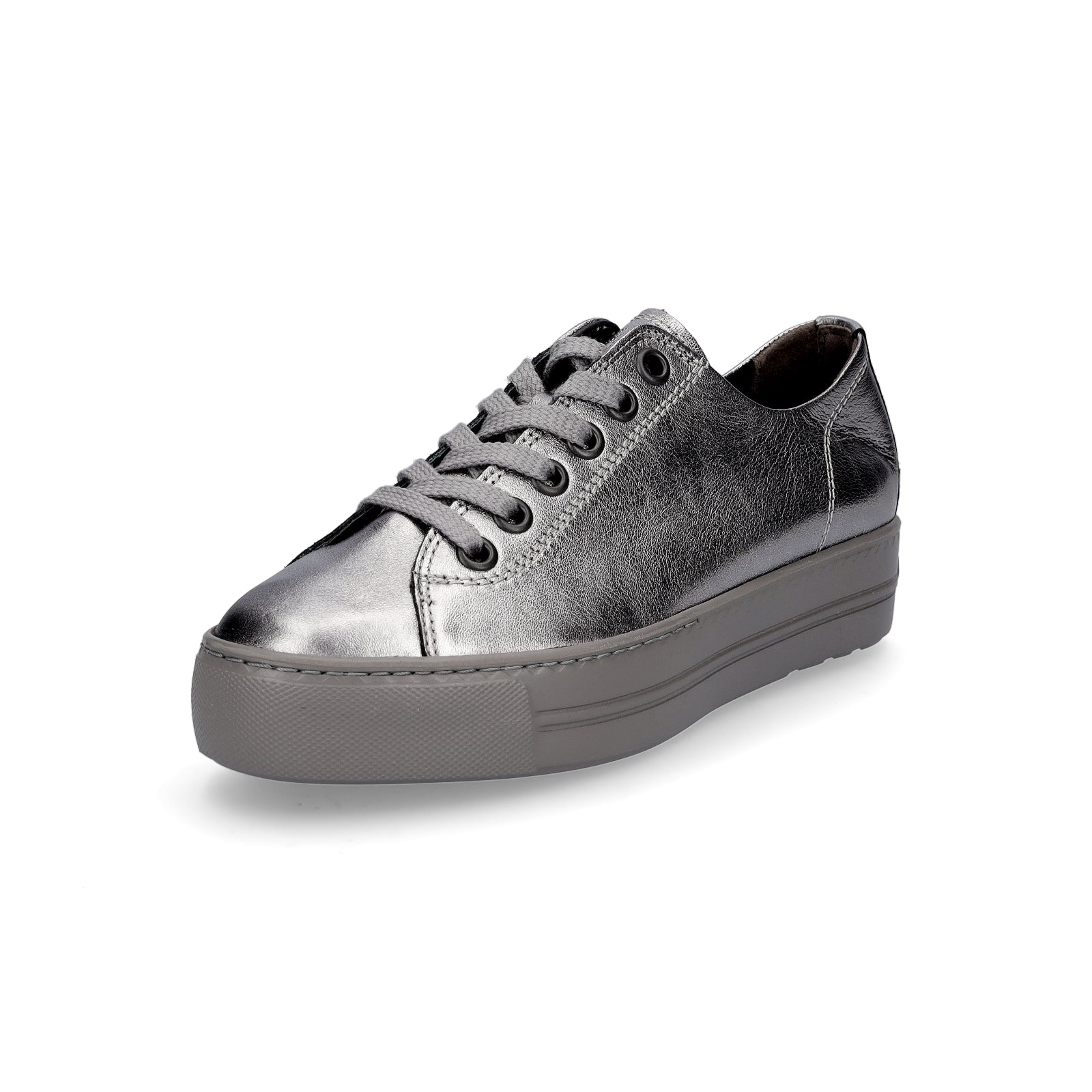 Paul Green women's sneakers gray metallic