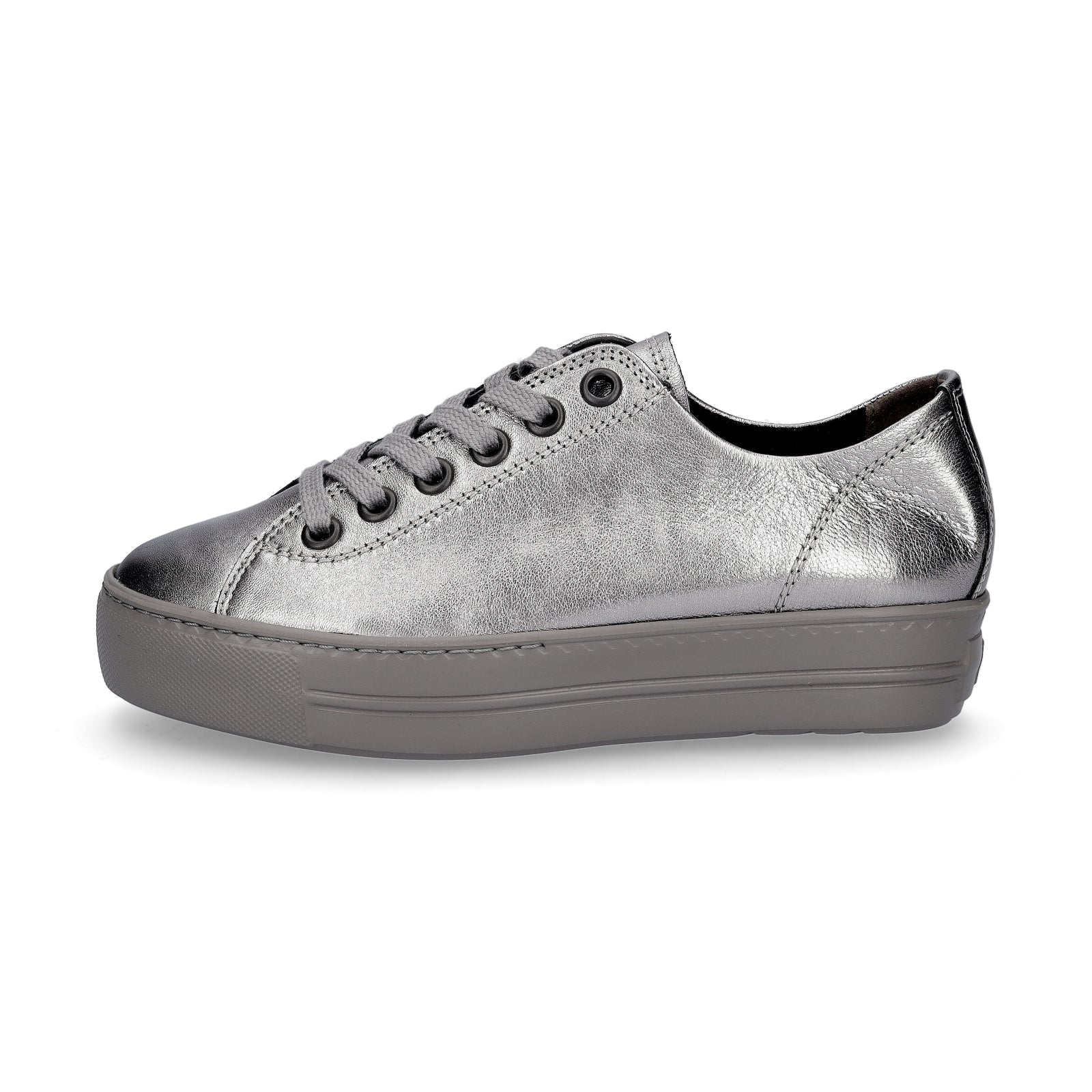 Paul Green women's sneakers gray metallic
