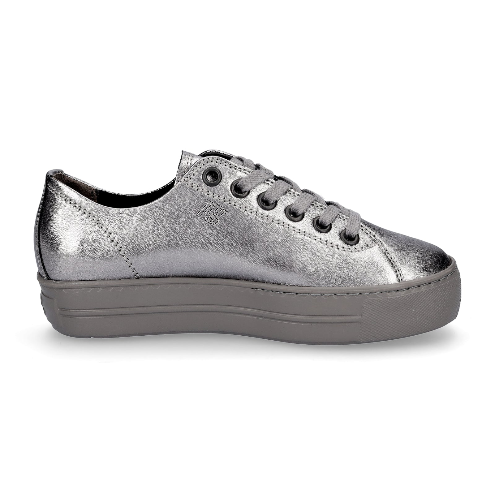 Paul Green Damen Sneaker grau metallic