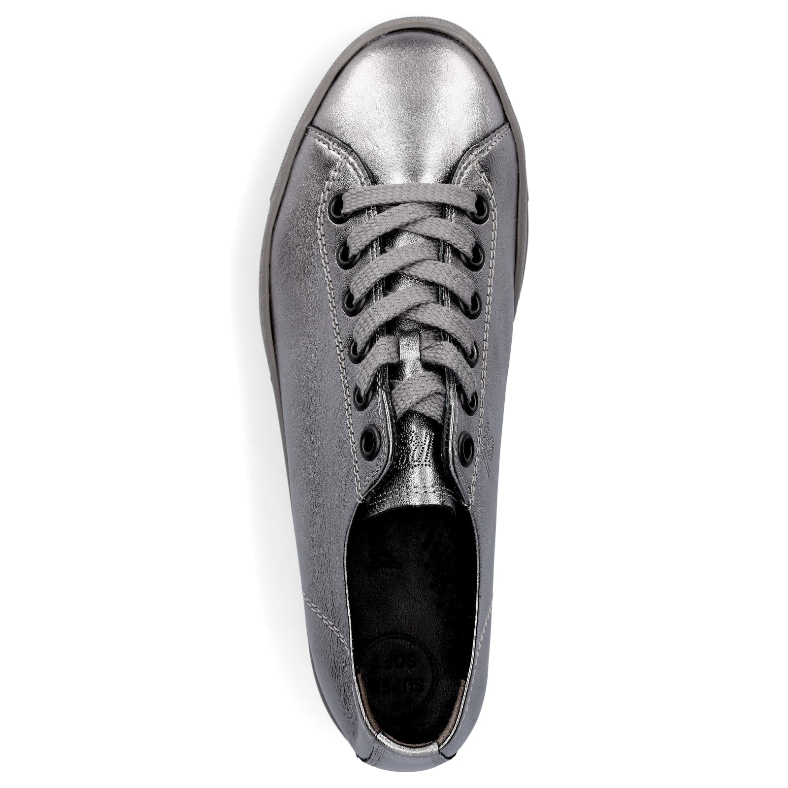 Paul Green Damen Sneaker grau metallic