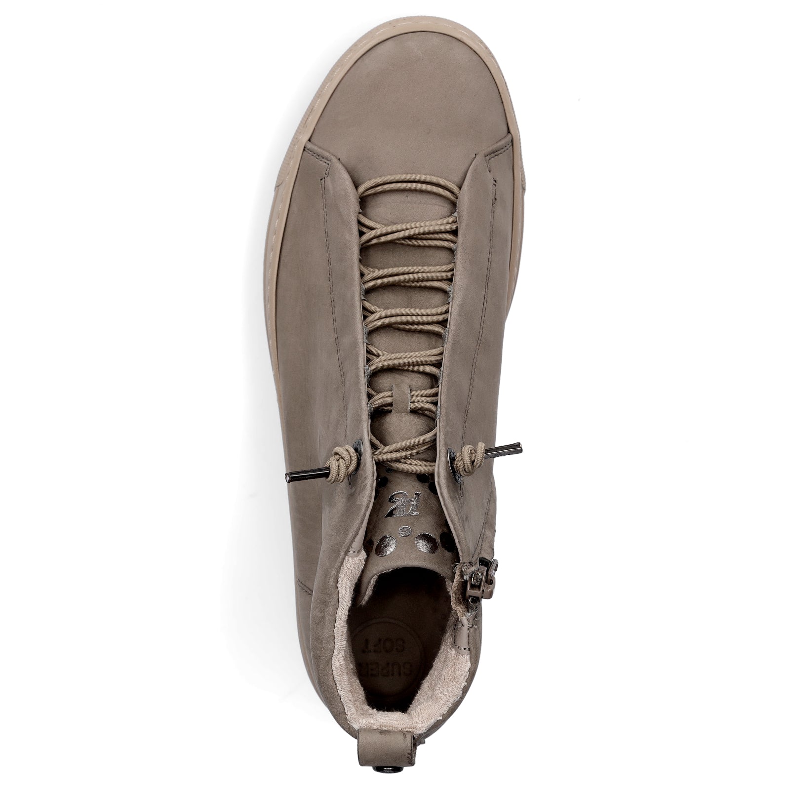 Paul Green women's high-top sneakers taupe