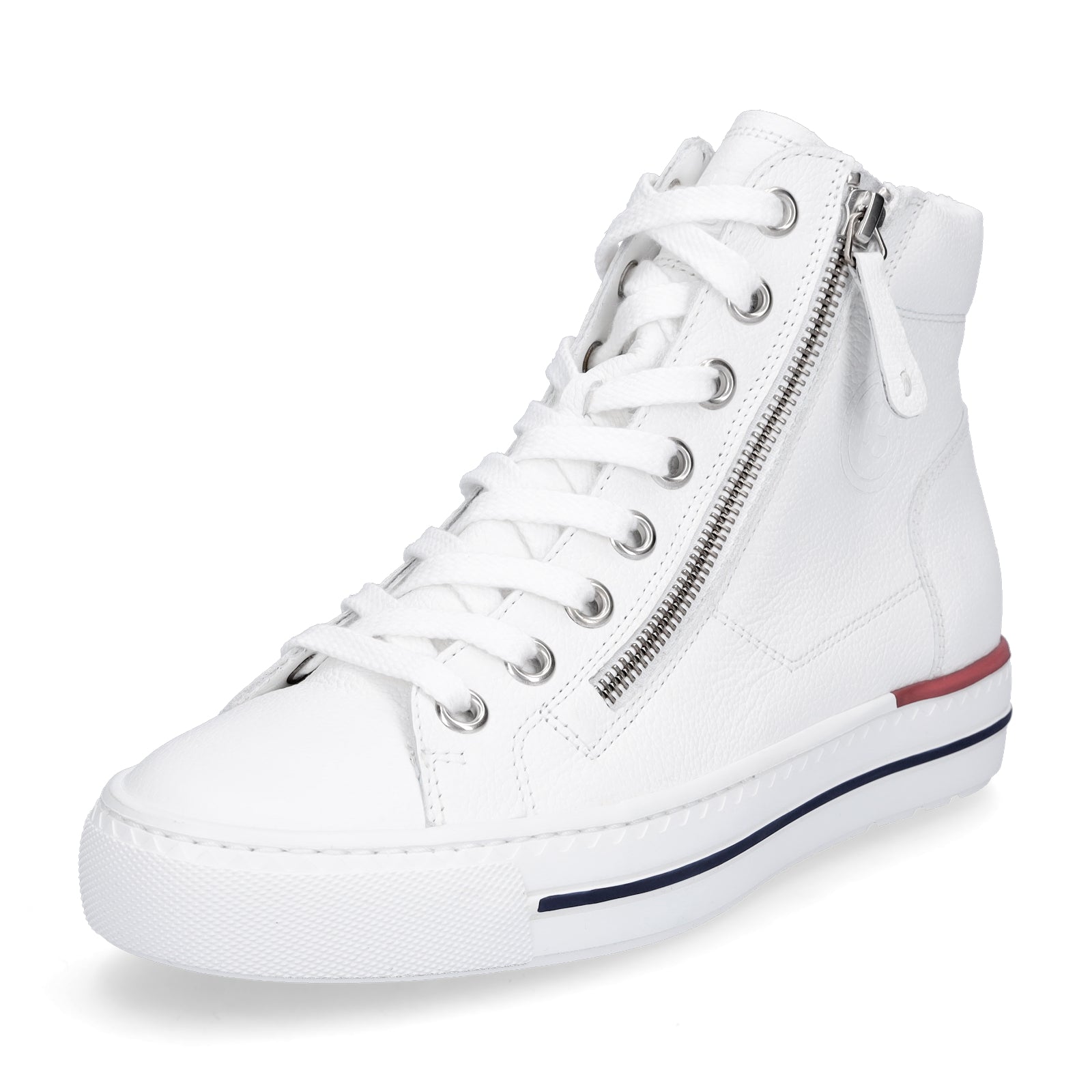 Paul Green Damen High-Top Sneaker weiß