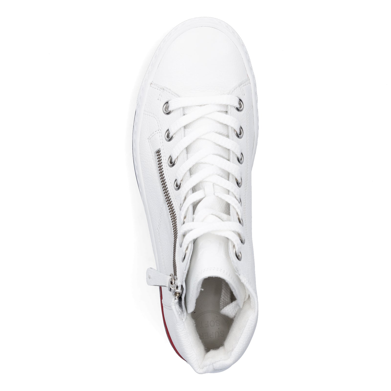 Paul Green Damen High-Top Sneaker weiß