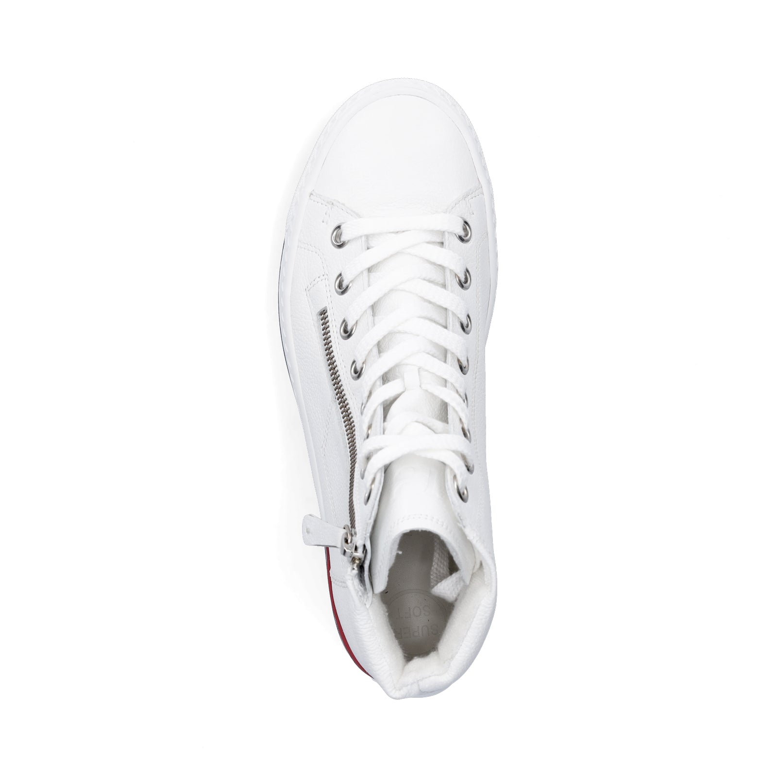Paul Green Damen High-Top Sneaker weiß