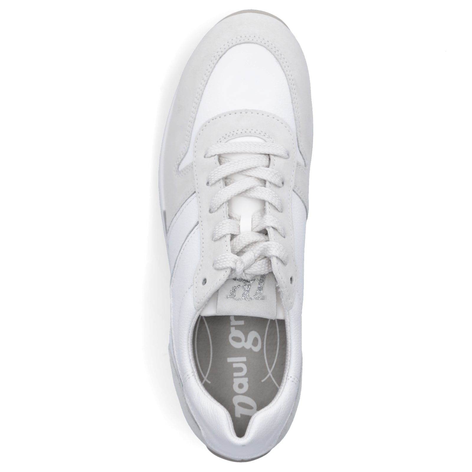 Paul Green Damen Schnürschuh weiß ice