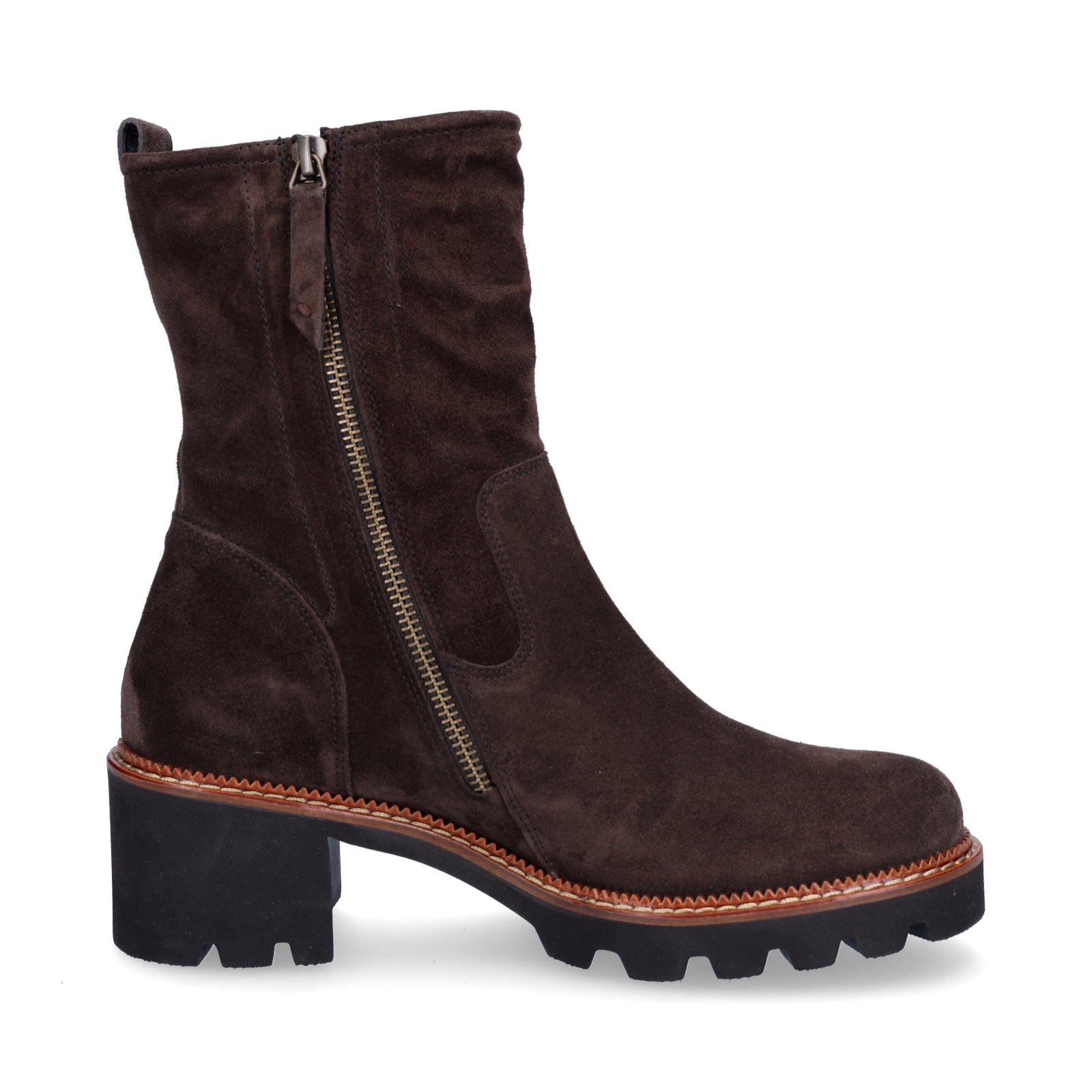 Paul Green Damen Stiefelette dunkelbraun