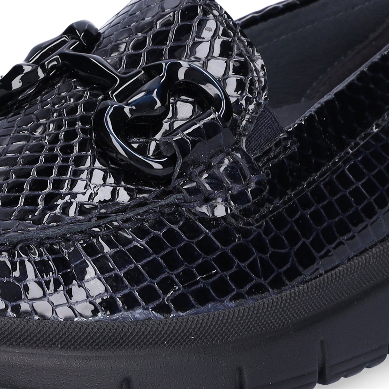 Waldläufer Damen Slipper Pina dunkelblau
