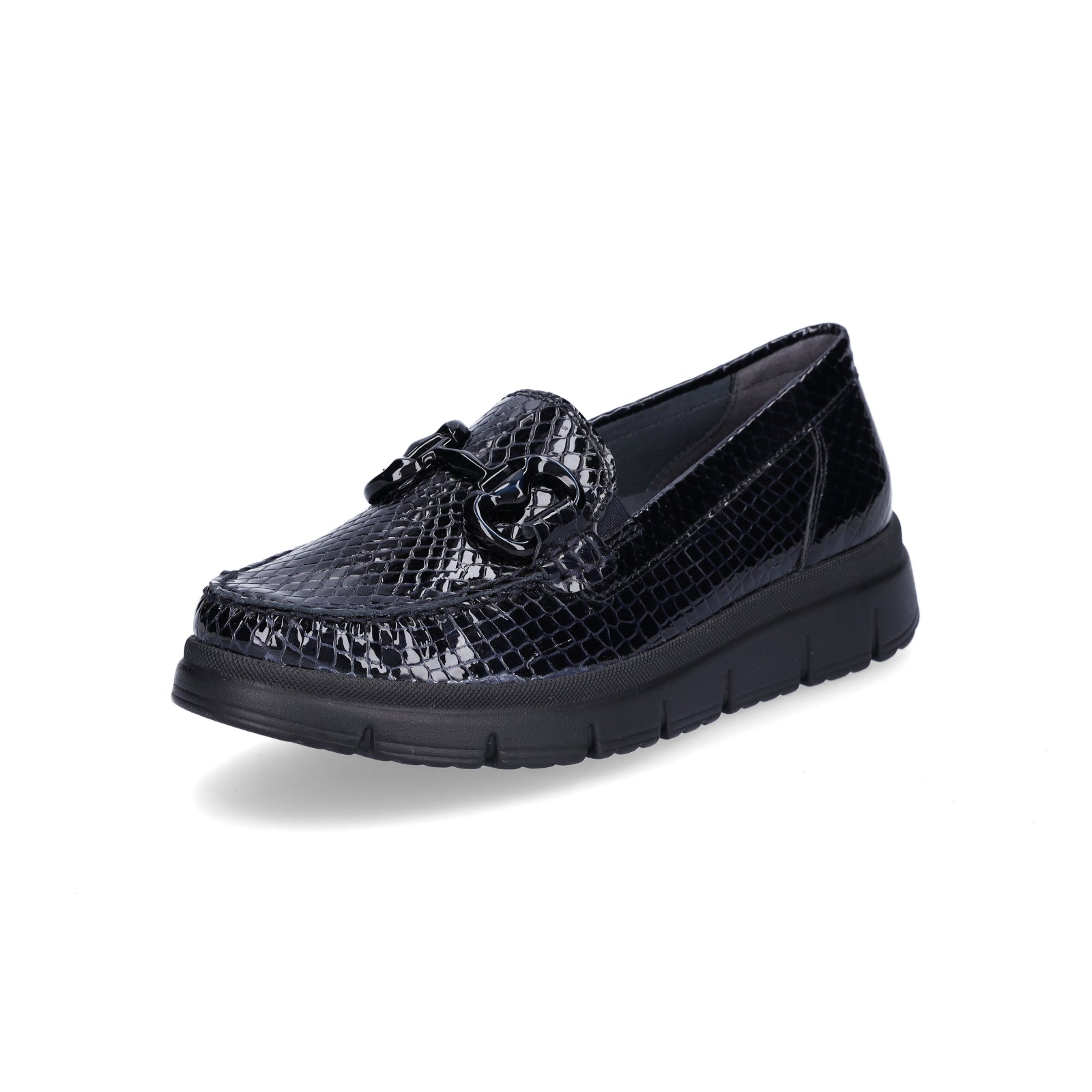 Waldläufer Damen Slipper Pina dunkelblau