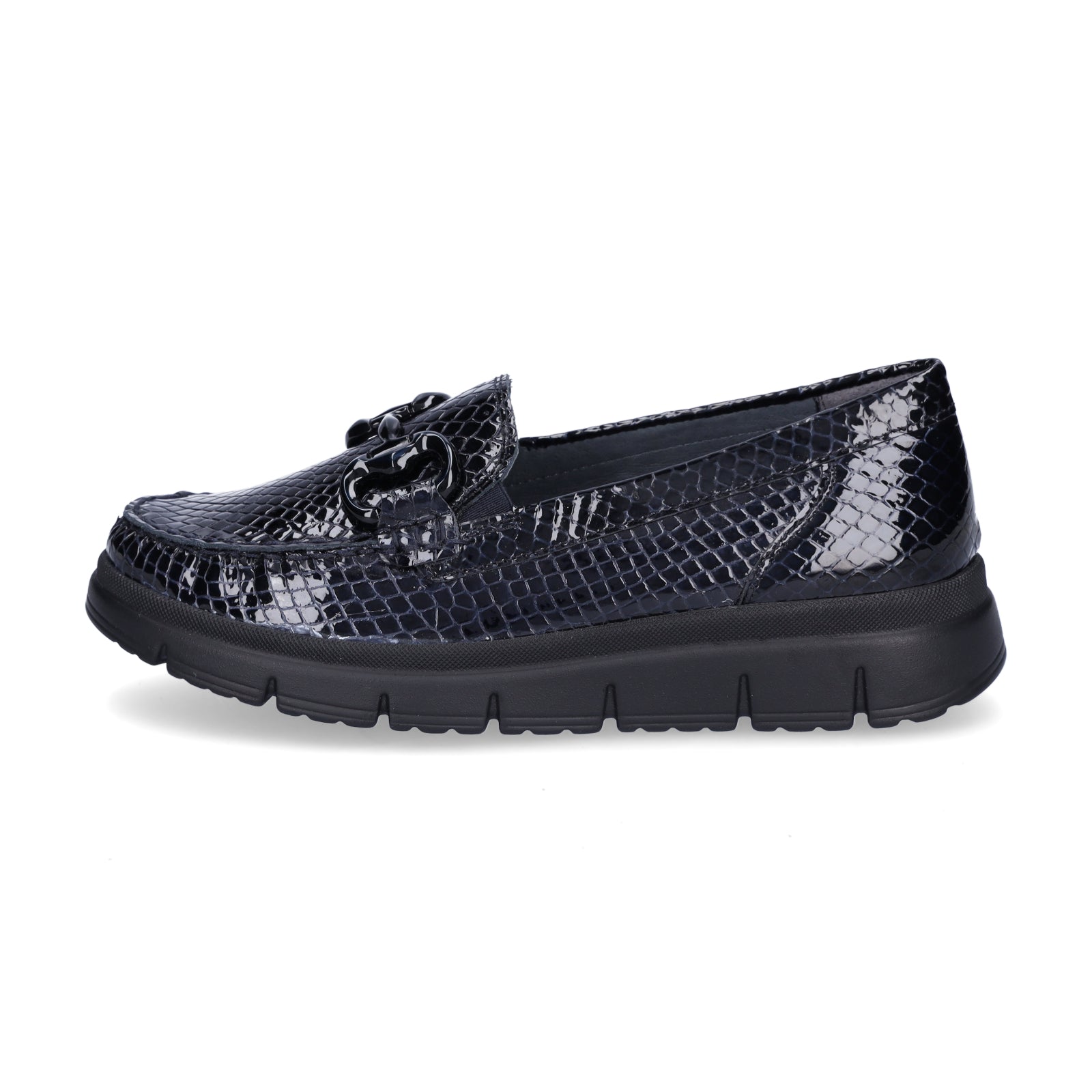 Waldläufer Damen Slipper Pina dunkelblau
