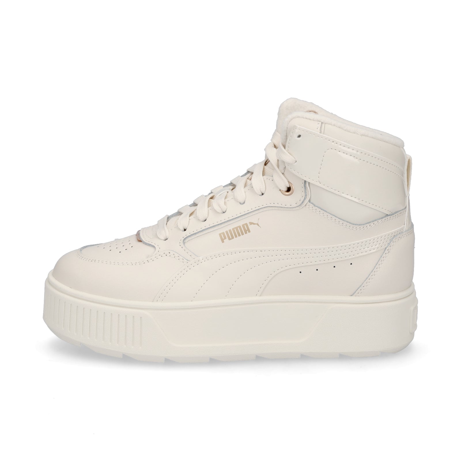 Puma Damen Plateau Sneaker Karmen Rebelle Mid WTR beige
