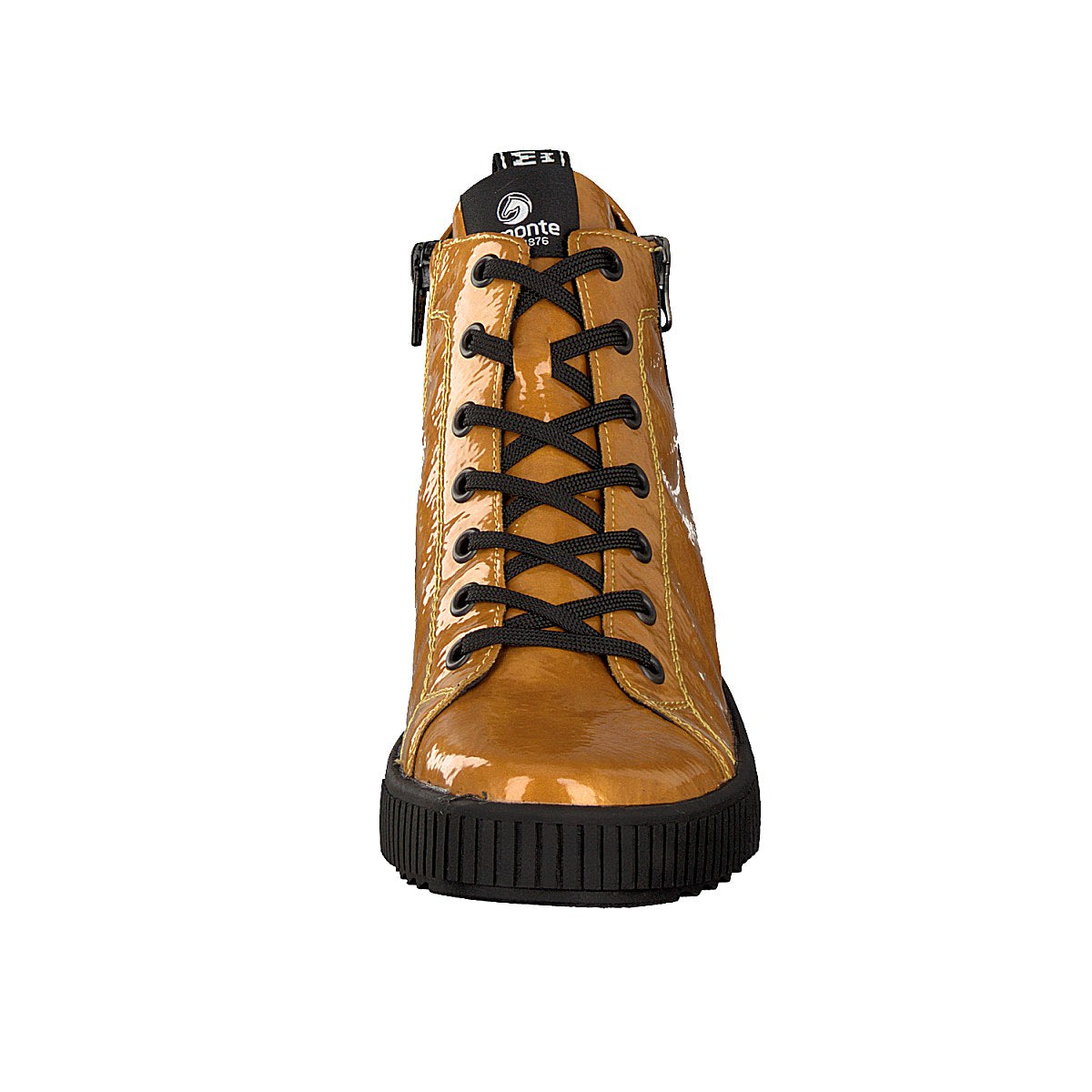 Remonte women's lace-up boot yellow