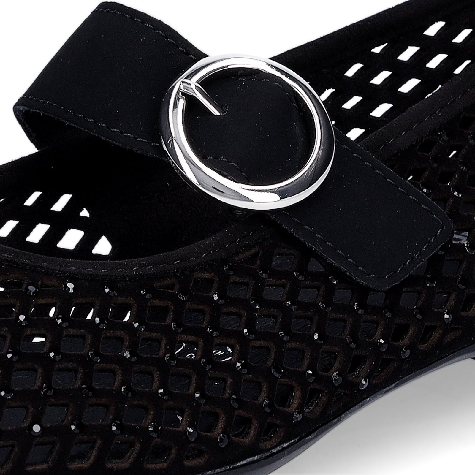 Remonte women's ballerina flats, black