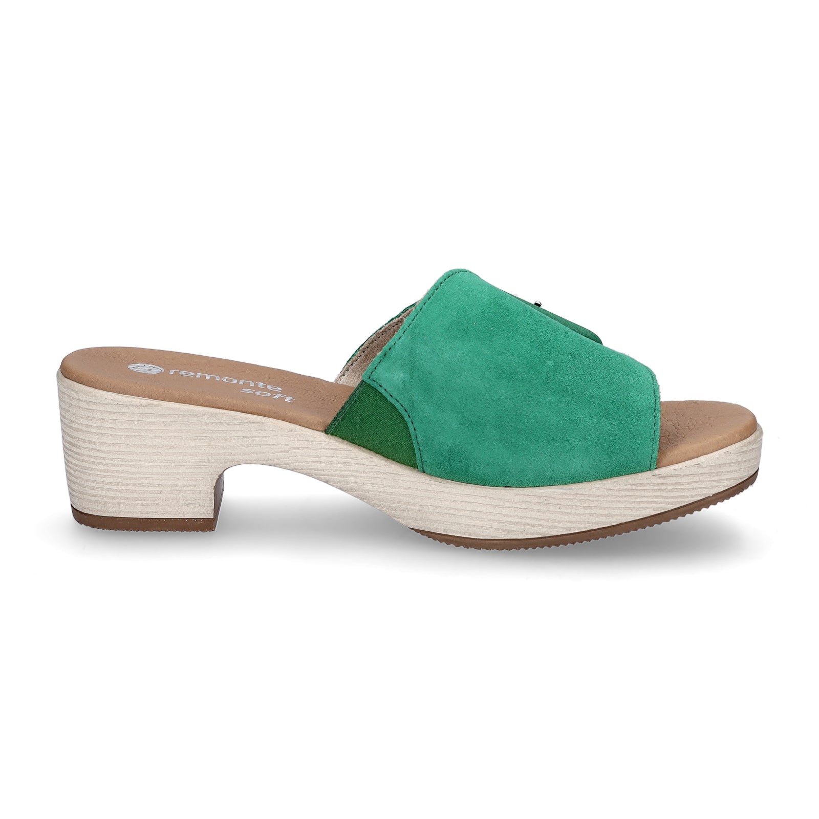 Remonte women's mules green