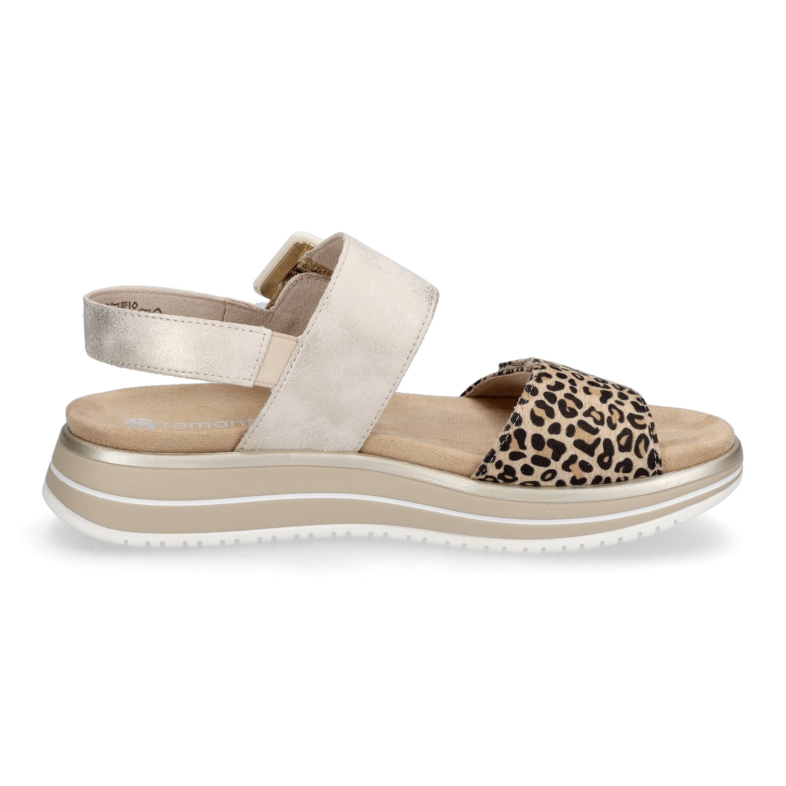 Remonte Damen Sandale gold leo