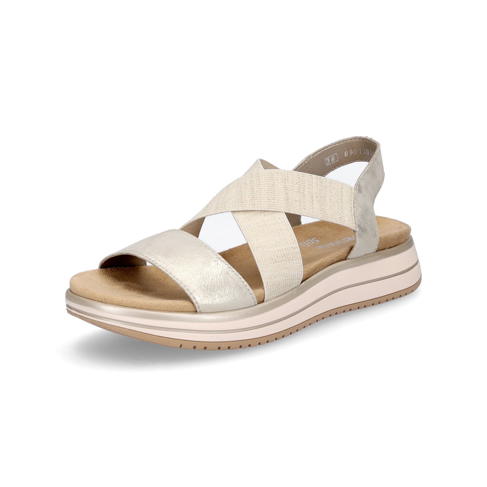 Remonte women's sandals gold