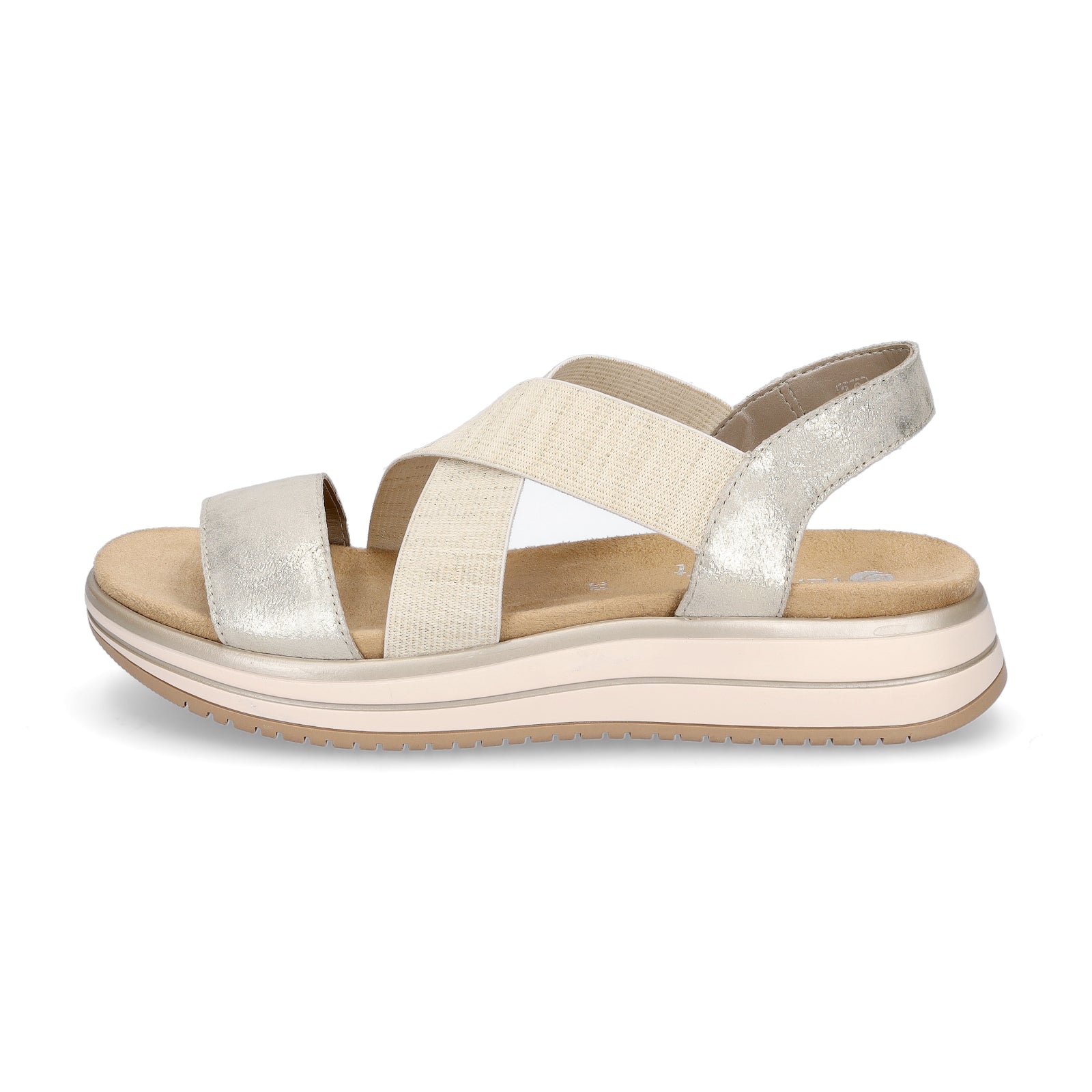 Remonte women's sandals gold