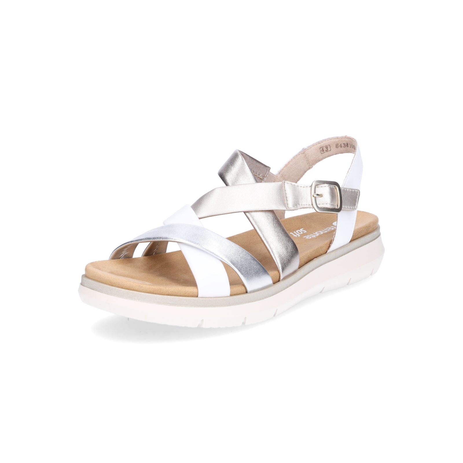 Remonte women's sandal metallic