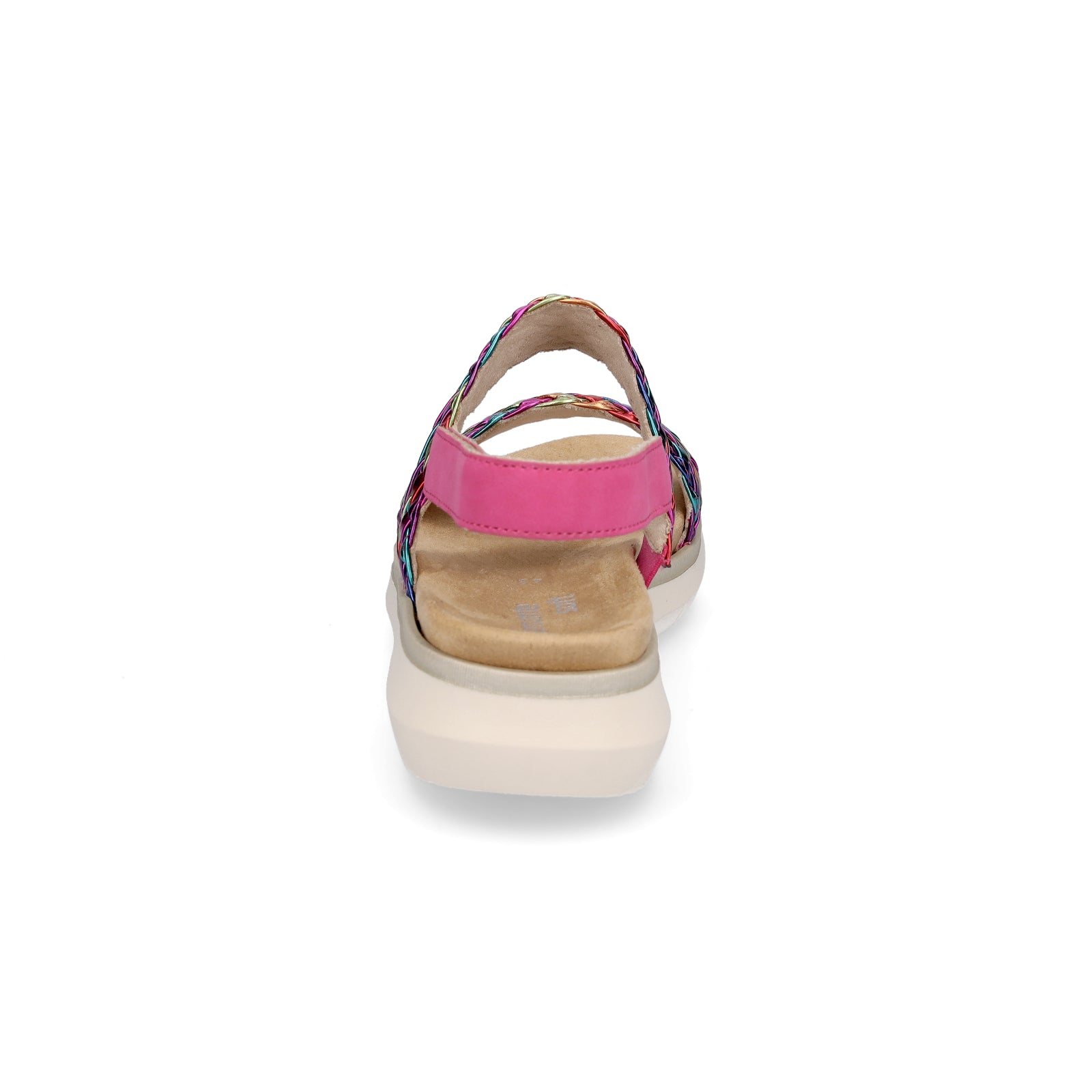 Remonte Damen Sandale pink multi metallic