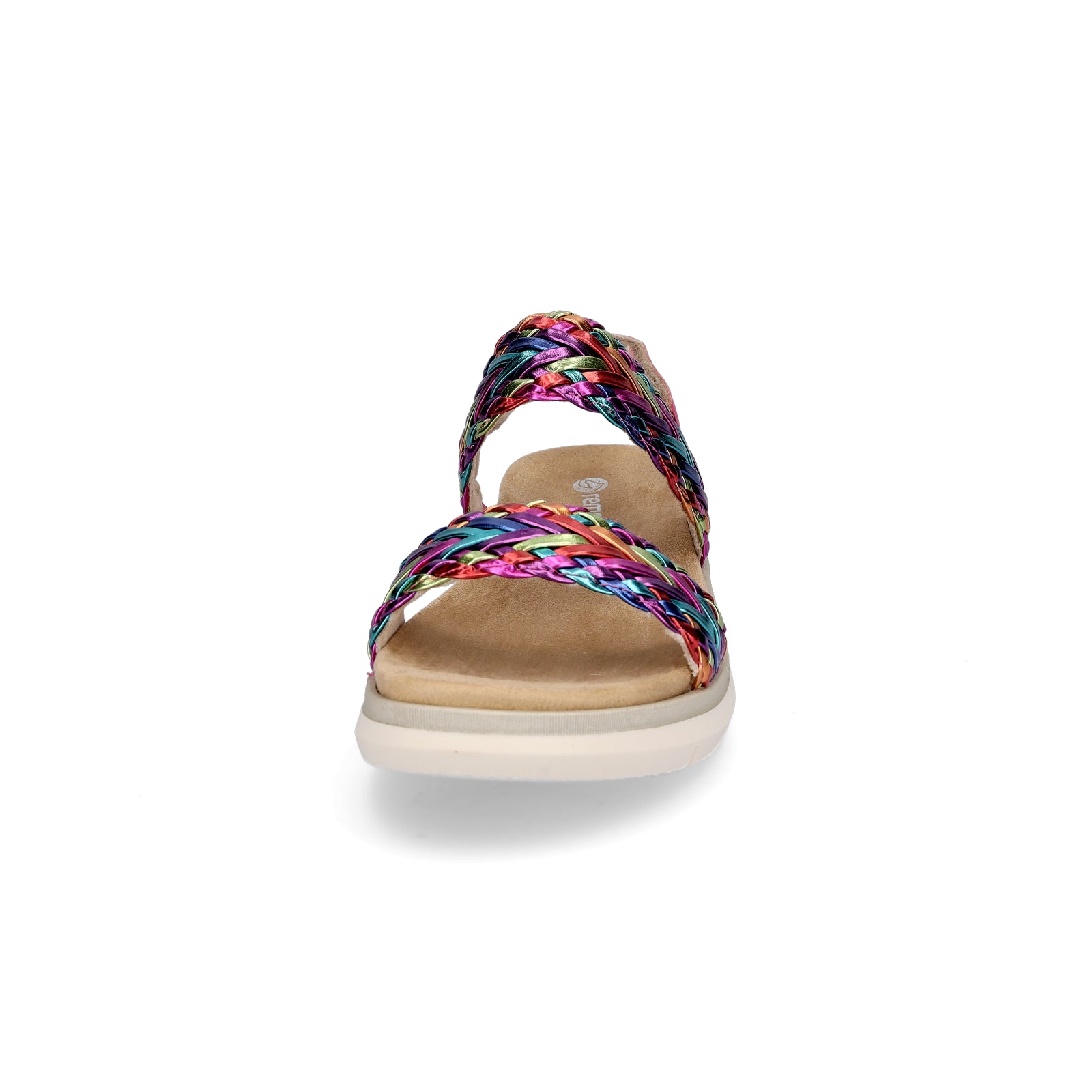 Remonte Damen Sandale pink multi metallic