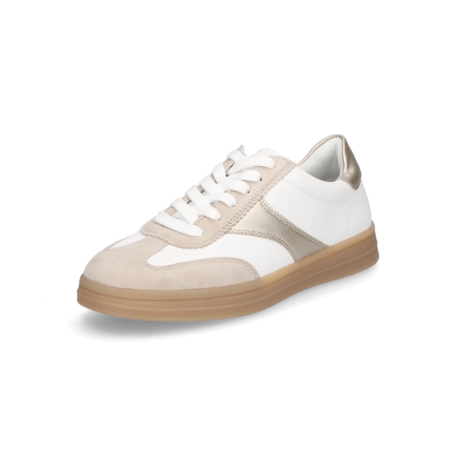 Remonte women's sneakers white gold