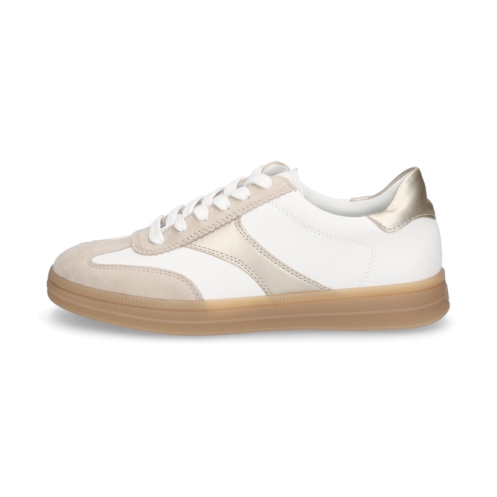 Remonte women's sneakers white gold