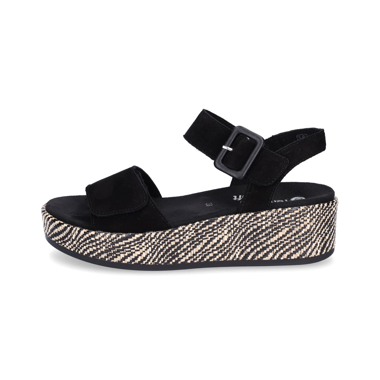 Remonte women's platform sandals black