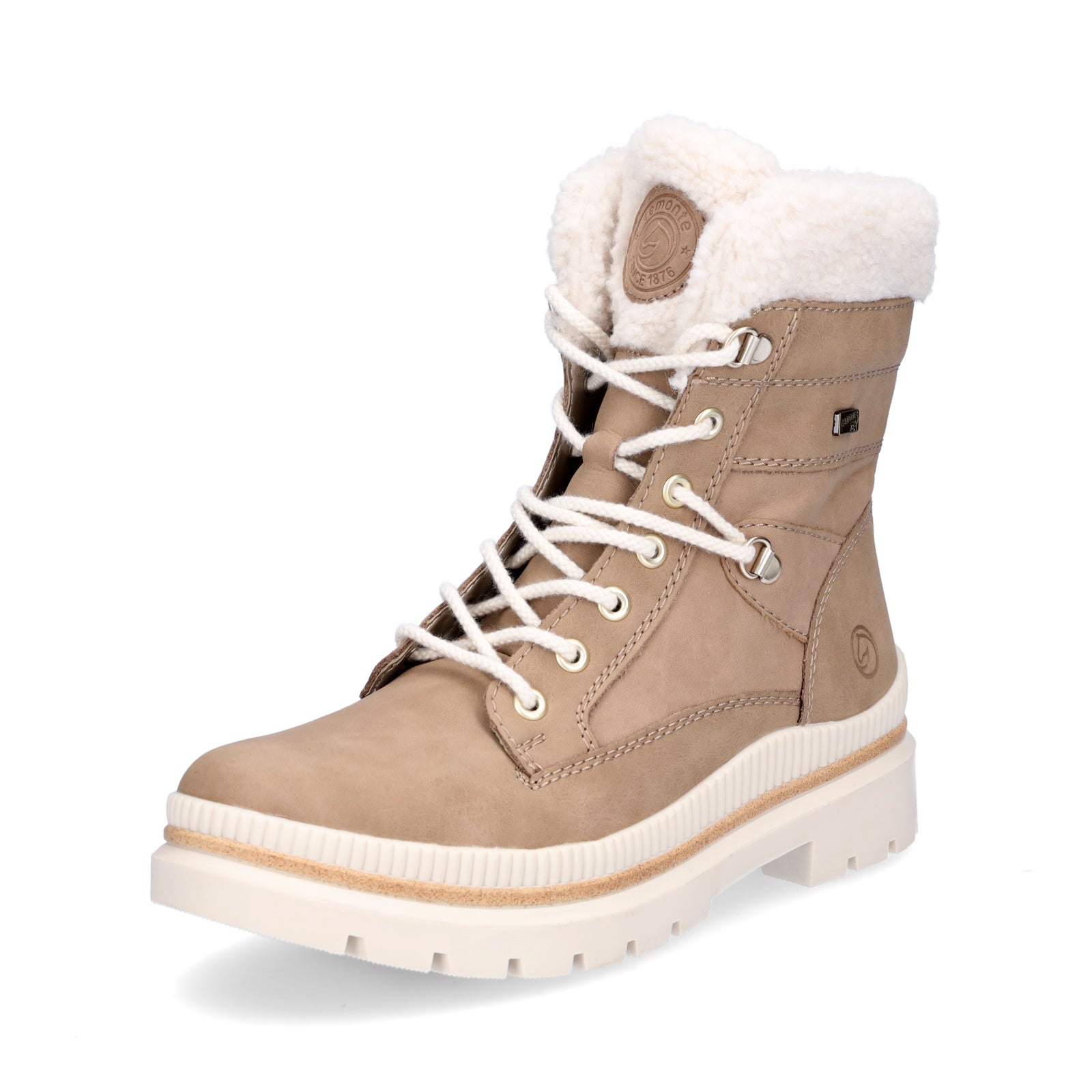 Remonte Damen Schnürboot beige