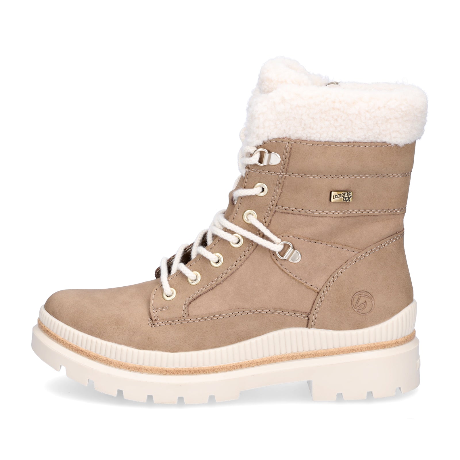 Remonte Damen Schnürboot beige