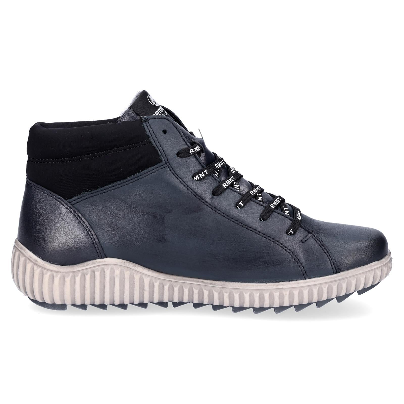 Remonte women's lace-up boot blue