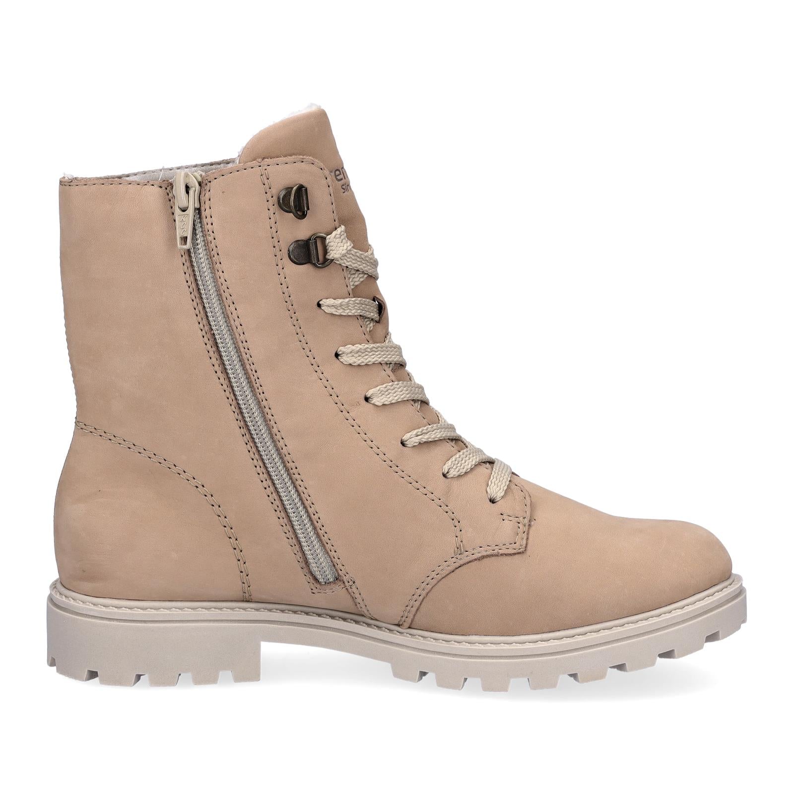 Remonte Damen Schnürboot beige