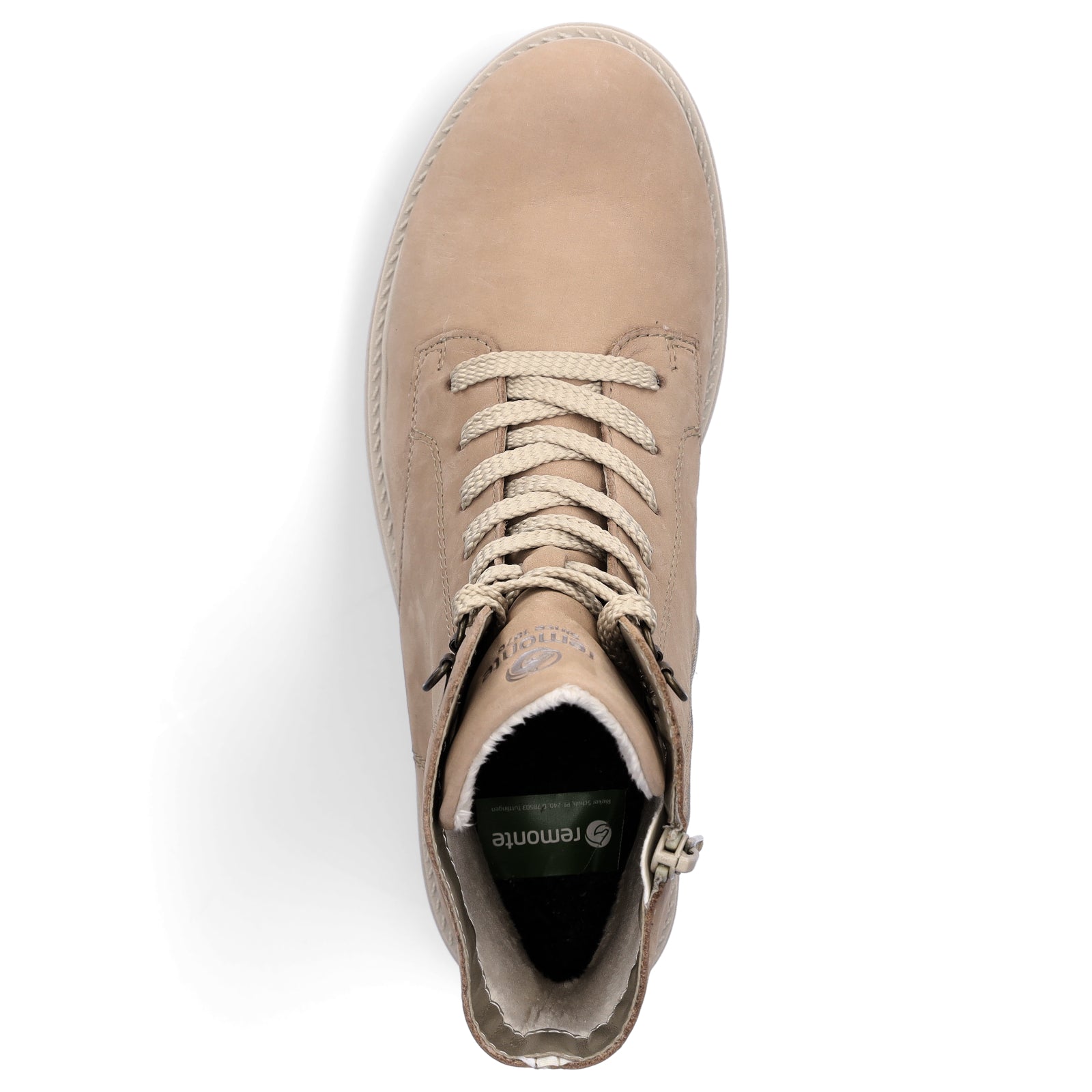 Remonte Damen Schnürboot beige