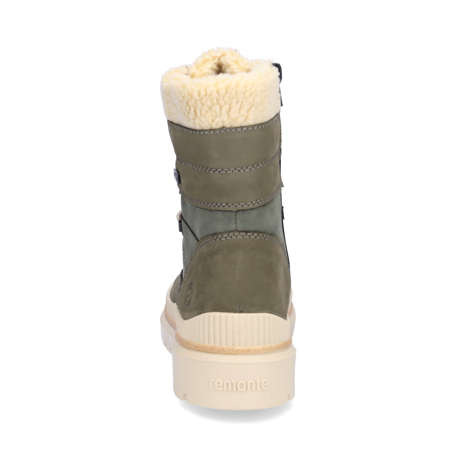 Remonte women's lace-up boots khaki