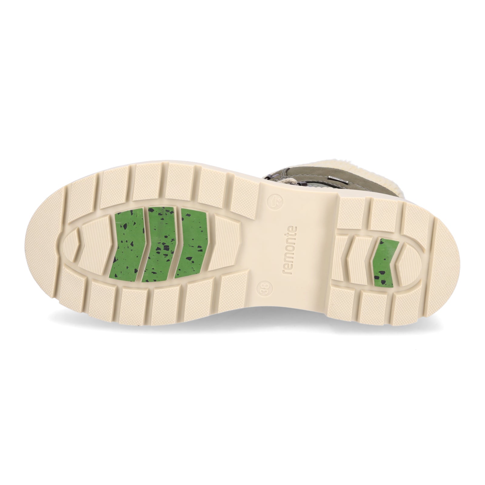 Remonte women's lace-up boots khaki