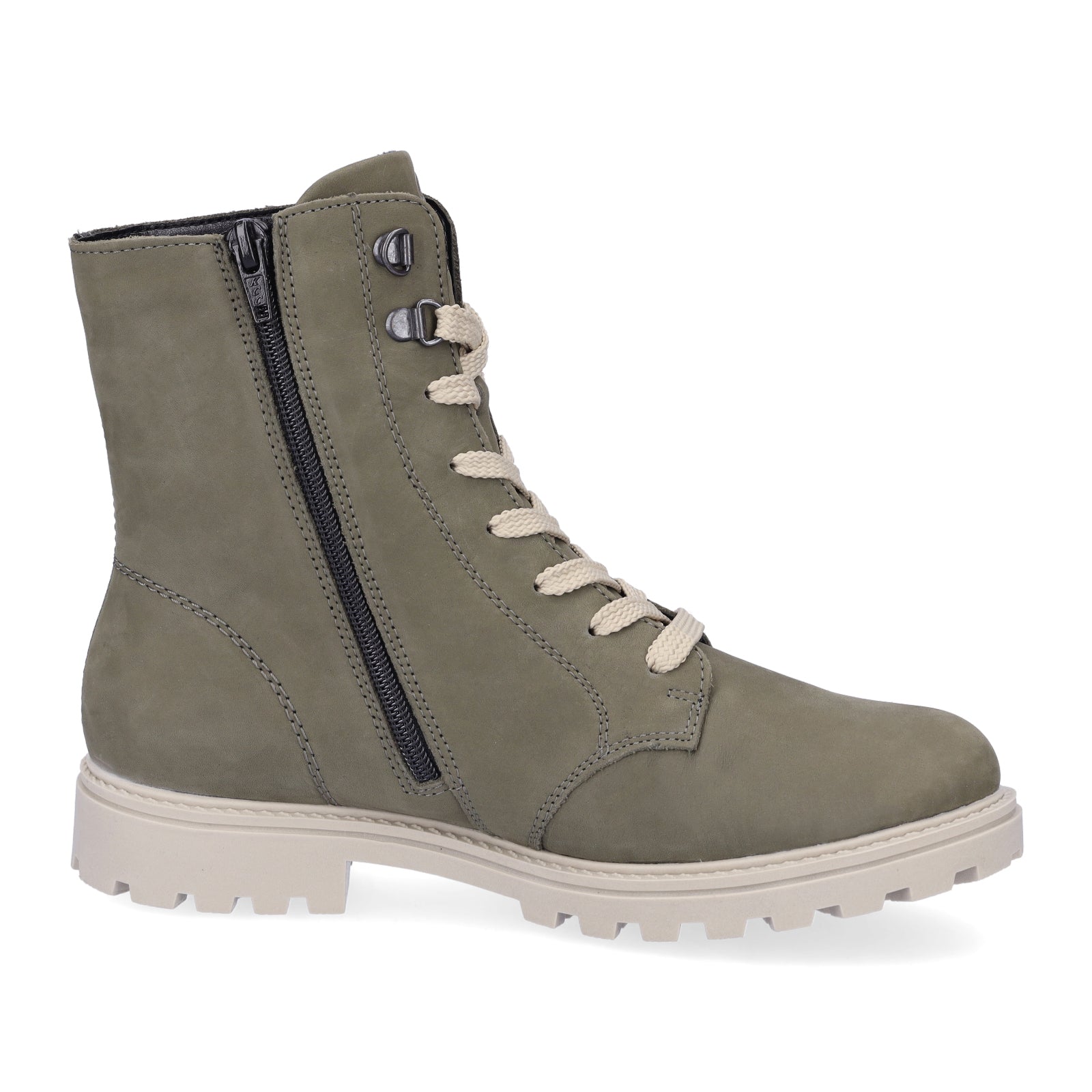 Remonte Damen Schnürboot khaki