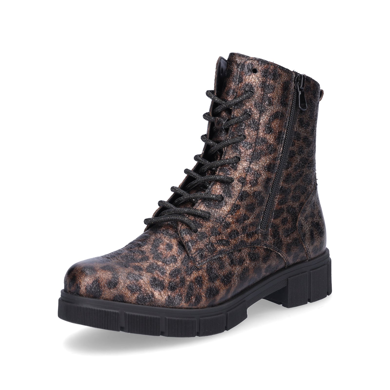 Remonte Damen Schnürboot leo metallic