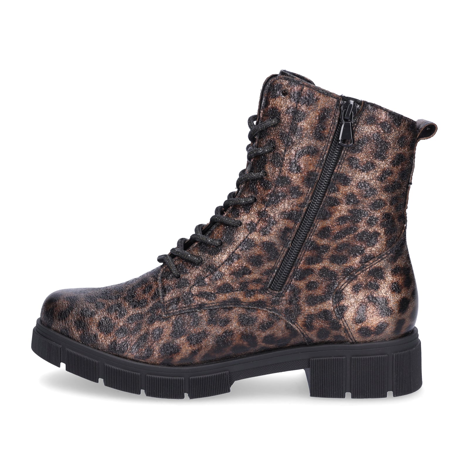 Remonte Damen Schnürboot leo metallic
