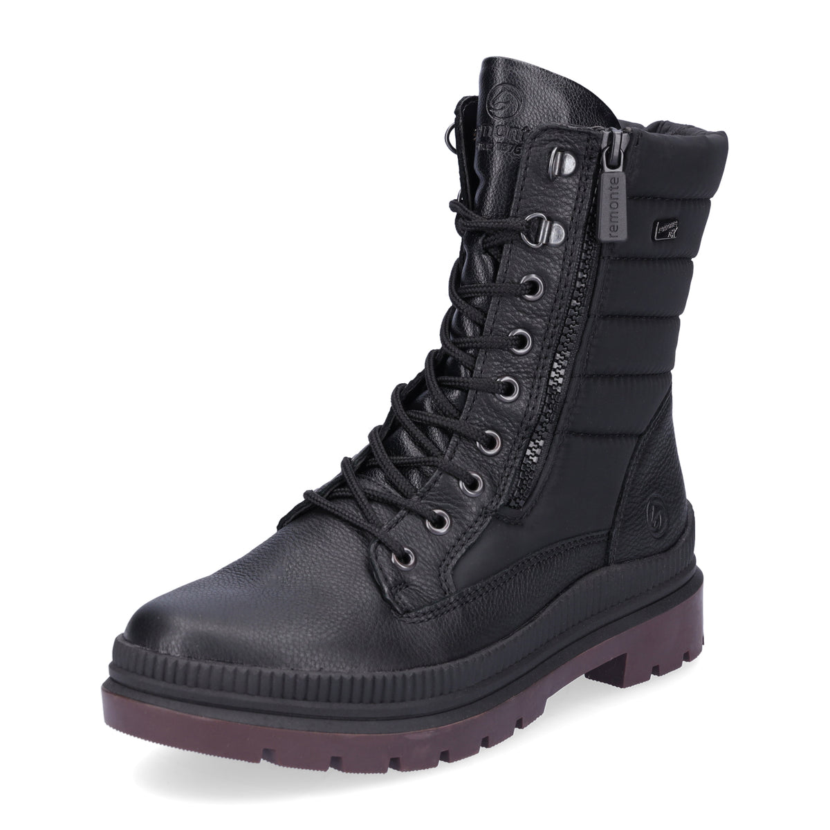 Remonte women lace-up boot black