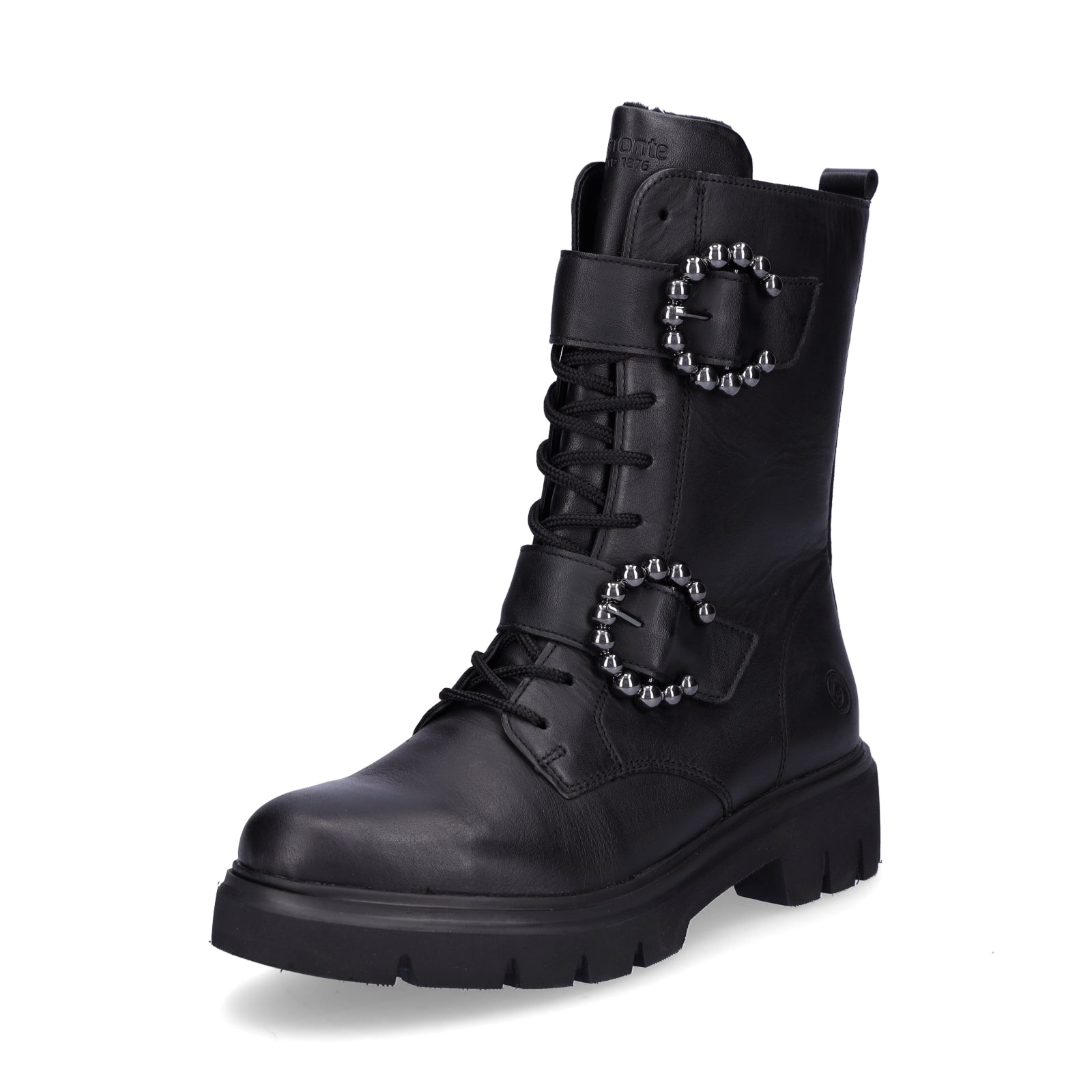 Remonte women's lace-up boot black