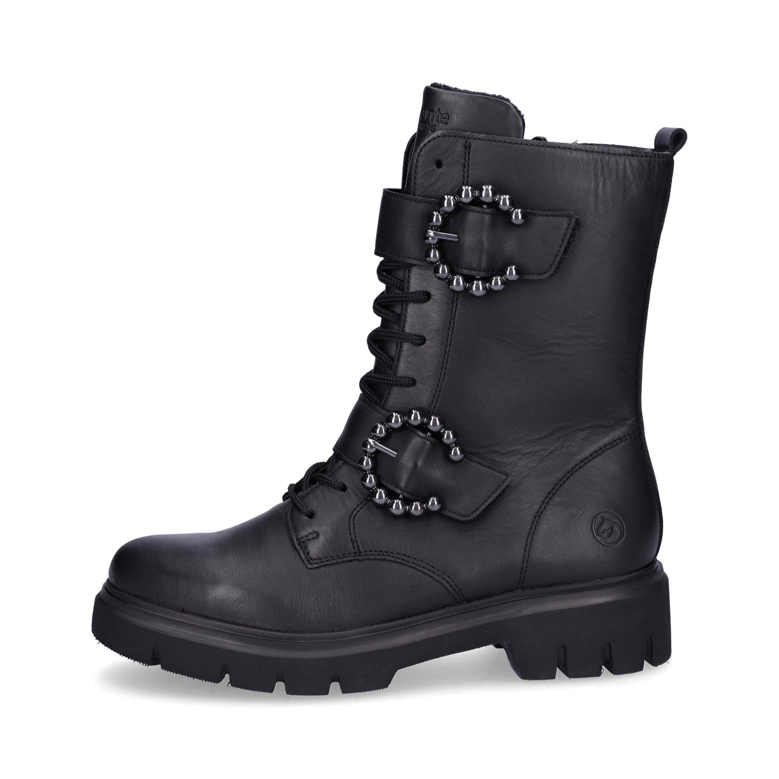 Remonte women's lace-up boot black
