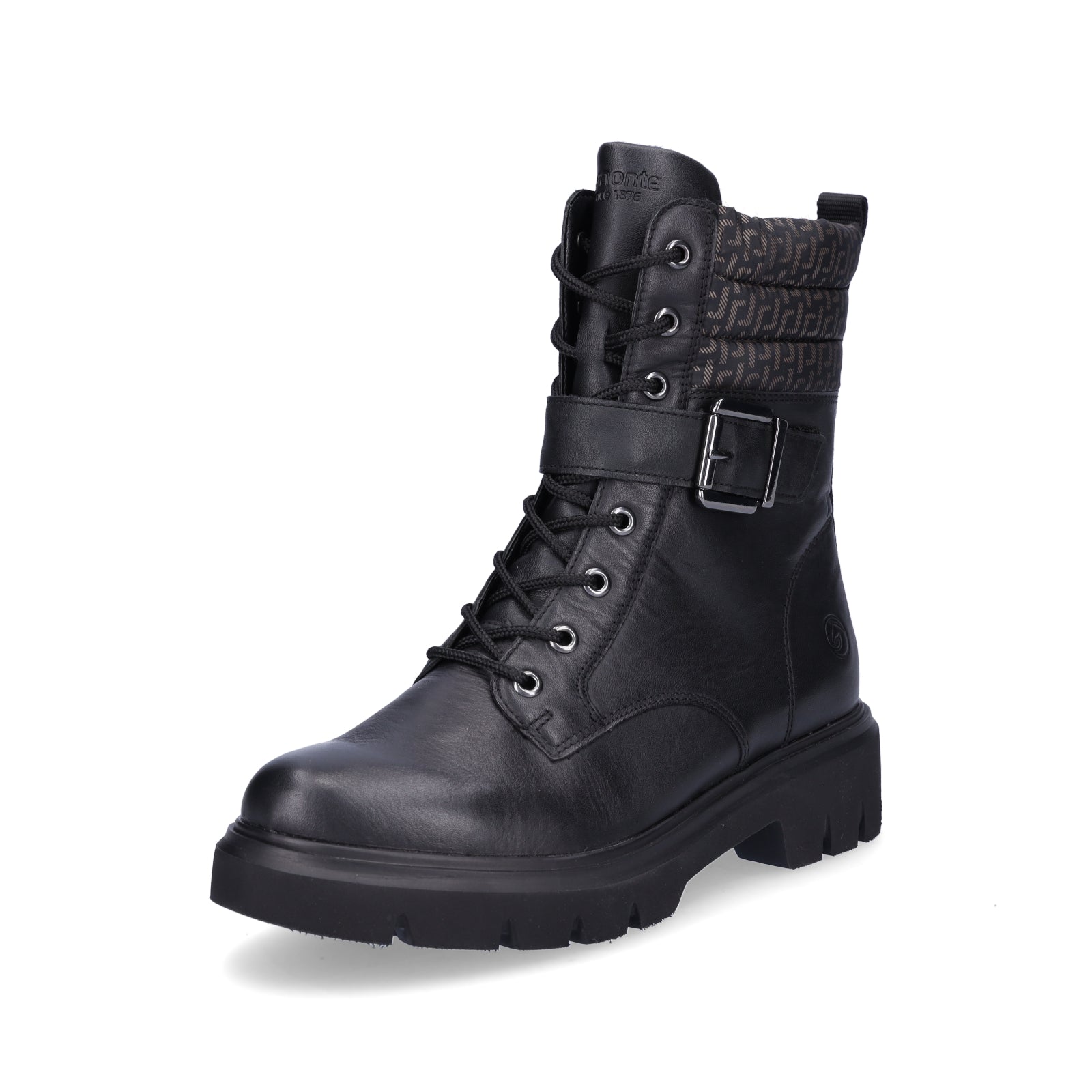 Remonte women's lace-up boot black