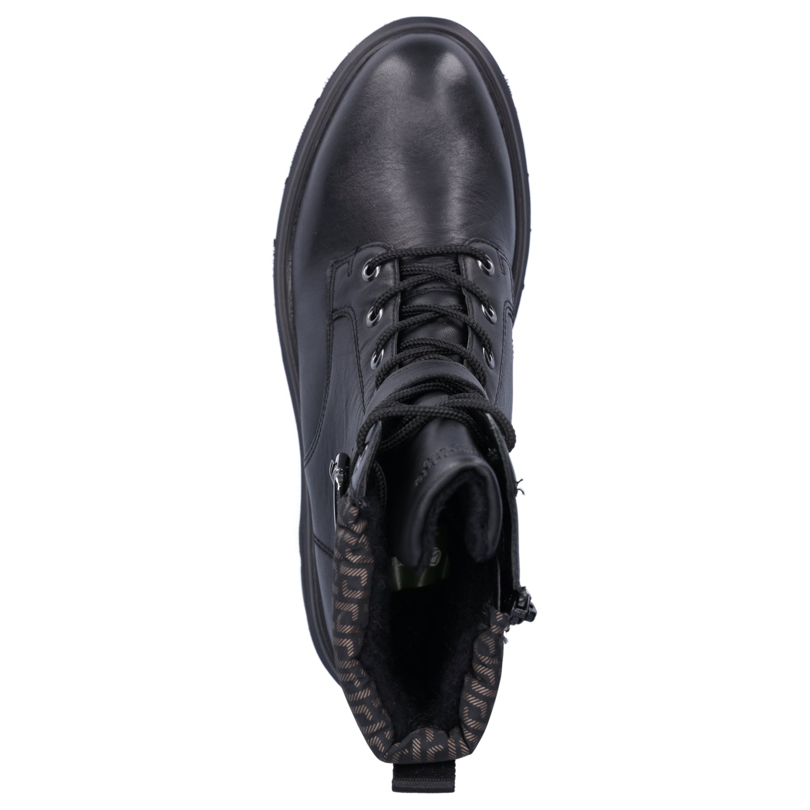 Remonte women's lace-up boot black