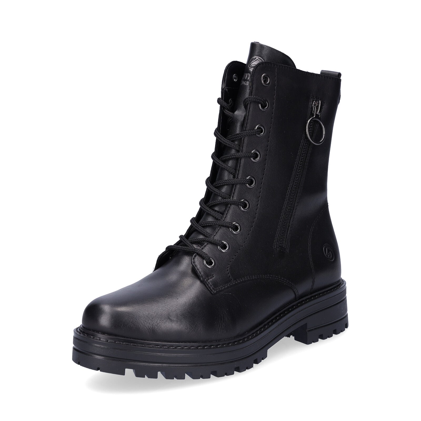 Remonte women's lace-up boot black