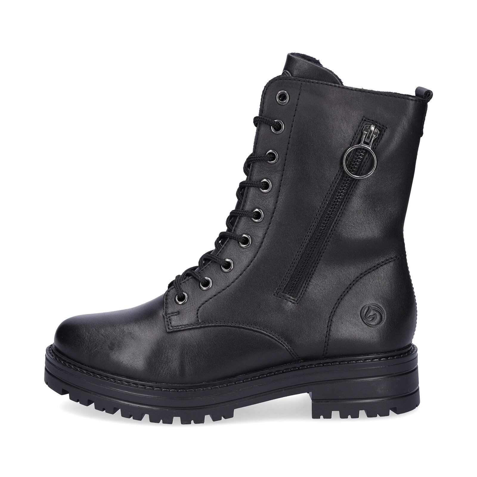 Remonte women's lace-up boot black