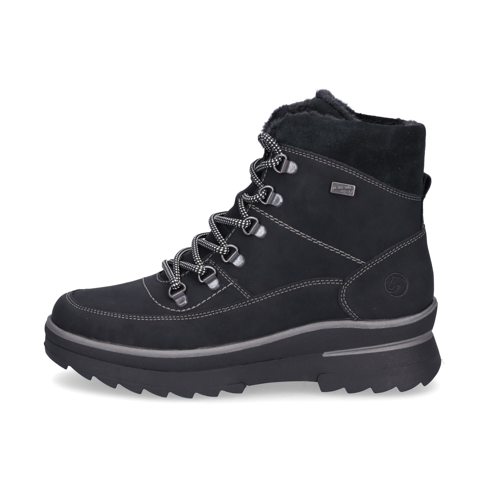 Remonte women's lace-up boot black
